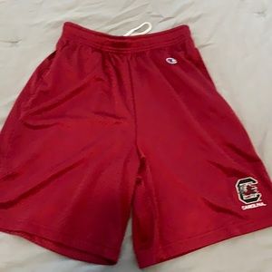 Champion Carolina Gamecocks shorts.